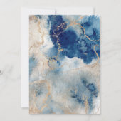 plage côtière baby shower virtuel Invitation (Dos)