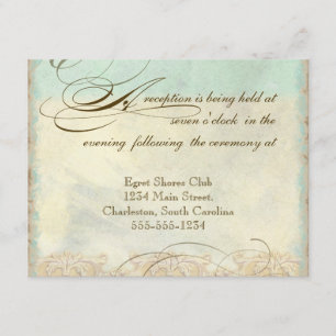 Plage côtière de Sea Horse - Faire-part de mariage