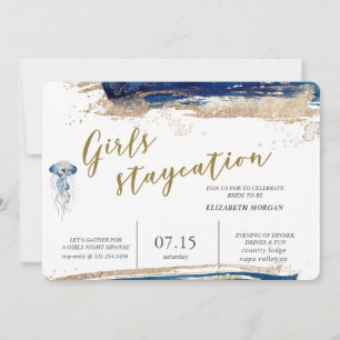 plage côtière Invitation de la fête nuptiale