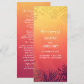 plage coucher de soleil océan programmes de mariag (Devant / Derrière)