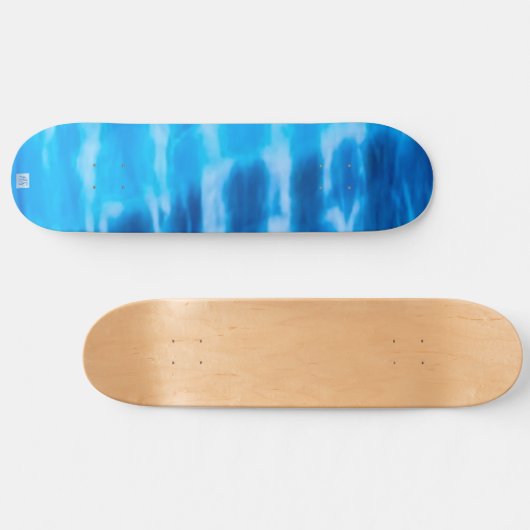 Plage couleur cravate coucher de soleil skateboard (Horz)