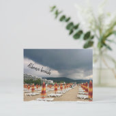 Plage d'Albena, Bulgarie carte postale (Debout devant)