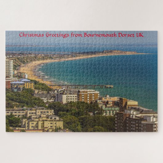 Plage de Bournemouth. puzzle (Horizontal)