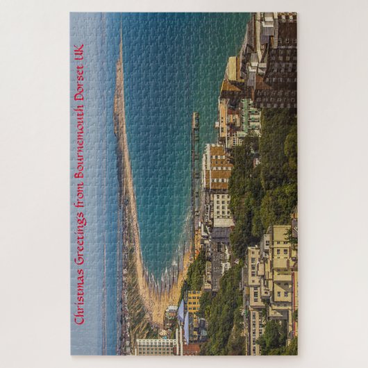 Plage de Bournemouth. puzzle (Vertical)