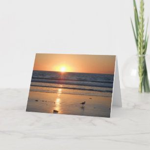 Plage de cacao, Floride Carte de billet vierge