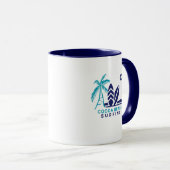 Plage de cacao Surf Café Mug (Devant droit)