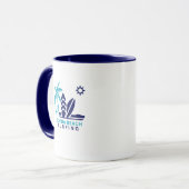 Plage de cacao Surf Café Mug (Devant gauche)