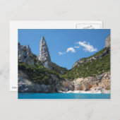 Plage de Cala Goloritze, carte postale de la Sarda (Devant / Derrière)