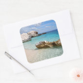Plage de Cala Mariolu, Sardaigne autocollant (Enveloppe)