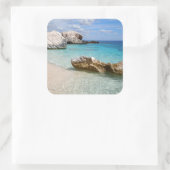 Plage de Cala Mariolu, Sardaigne autocollant (Sac)