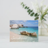 Plage de Cala Mariolu, Sardaigne carte postale (Debout devant)