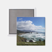Plage de Cannon Oregon Magnet (Recto/Verso)
