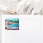 Plage de Cefalu - Étiquettes (En situation)