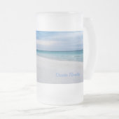 Plage de clôture Destin du matin Floride Mug givré (Devant droit)