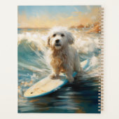 Plage de Coton De Tulear Peinture de surf (Dos)