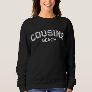 Plage de Cousins, Cousins drôle, Sweatshirt surdim