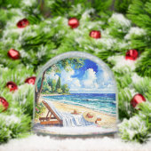 Plage de détente avec transat (Noël)