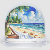 Plage de détente avec transat (Arrière)