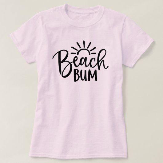 PLAGE DE FEMMES BUM T-Shirt (Design devant)