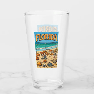 "Plage de Floride" verre avant et arrière
