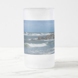 Plage de folie Atlantique Gelée bière Mug