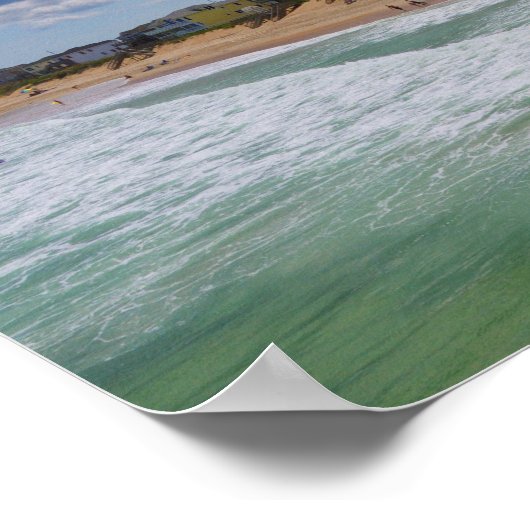 Plage de Folly, affiche de Caroline du Sud (Coin)