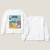 Plage de fous de neige (Motif Recto et Verso)