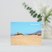 Plage de Fuerteventura - carte postale (Debout devant)