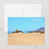 Plage de Fuerteventura - carte postale (Devant / Derrière)