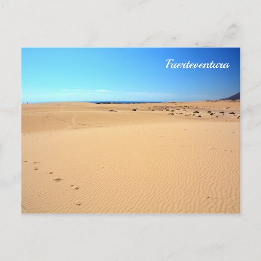 Plage de Fuerteventura - carte postale (Devant)