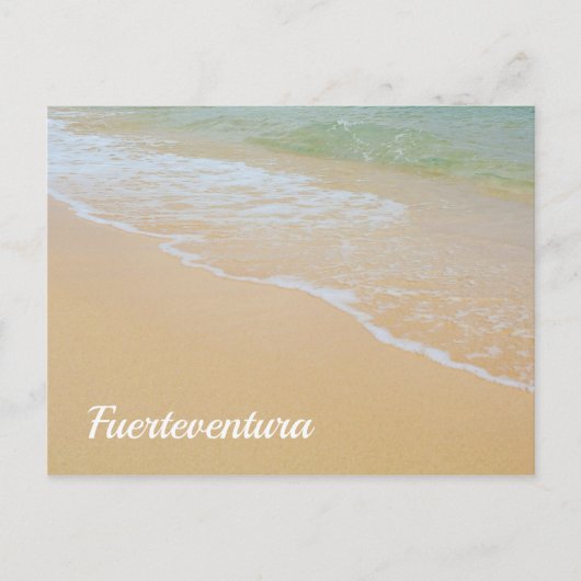 Plage de Fuerteventura - carte postale (Devant)
