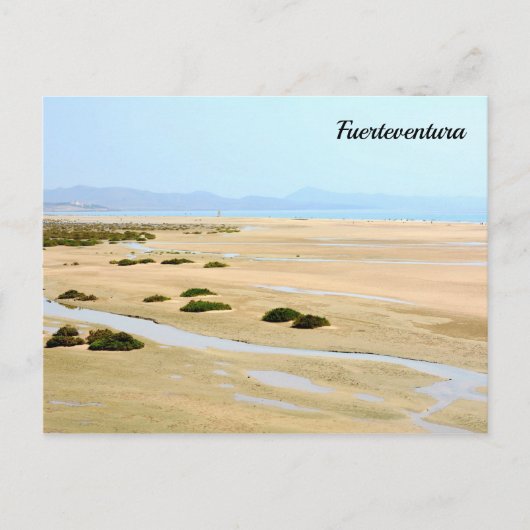 Plage de Fuerteventura - carte postale (Devant)