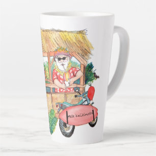 Plage de glace de rasage Père Noël Latte Mug