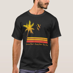 Plage de Gunnison, Sandy Hook, Tshirt New Jersey 