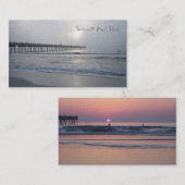 Plage de Jacksonville, la Floride : Carte de (Devant / Derrière)