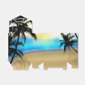 Plage de jour & Palm Trees Ballotins tropicaux (Déplié)