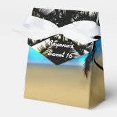 Plage de jour & Palm Trees Ballotins tropicaux (Verso)