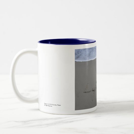 Plage de la Bible Mug - Luc 19:10 (Gauche)