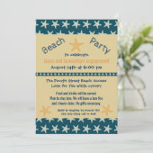 Plage de l'étoile de mer de la Marine - Invitation (Debout devant)