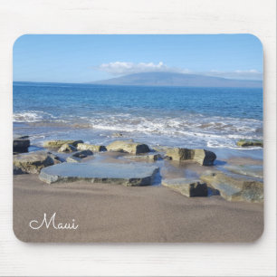 Plage de Maui et tapis de souris de vagues