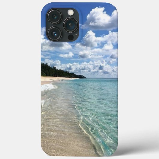 Plage de mer coque iphone et beau ciel (Verso)