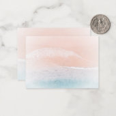 Plage de mer Sable Mer Nature Modèle personnalisé (Devant/Arrière en situation)