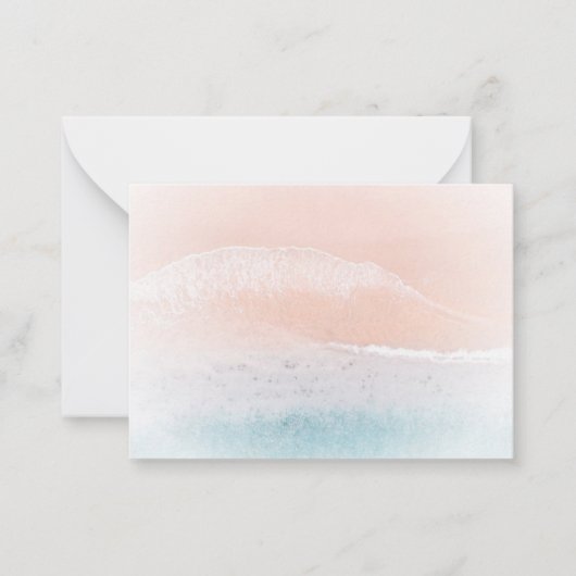 Plage de mer Sable Mer Nature Modèle personnalisé (Devant)