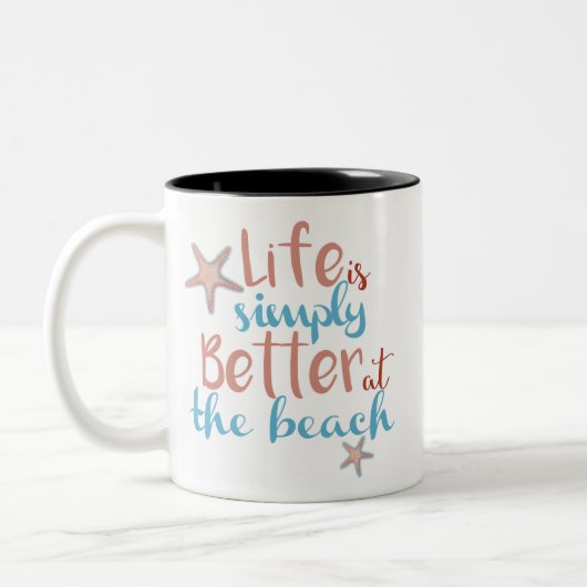 Plage De Mug Life Est Tout Simplement Mieux À La P (Gauche)