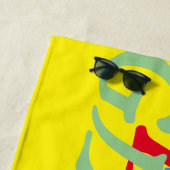 Plage de Murugi et piscine Serviette de plage de F (En situation)