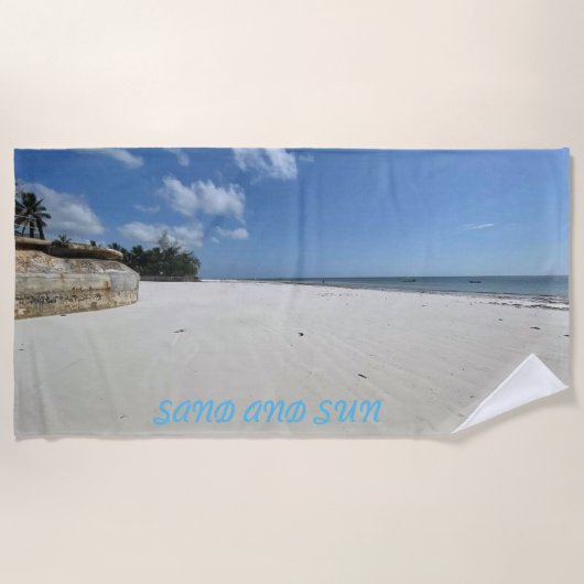 Plage de Murugi & Piscine Sable & Serviette Sun Be (Devant)
