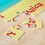 Plage de Palm Montego Bay Jamaïque. Puzzle (Côté)