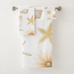 Plage de pêche Coquillages & Fleurs Glamour Modern