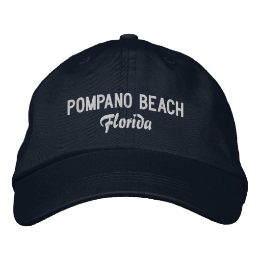 Plage de Pompano Floride Casquette de baseball bro (Devant)