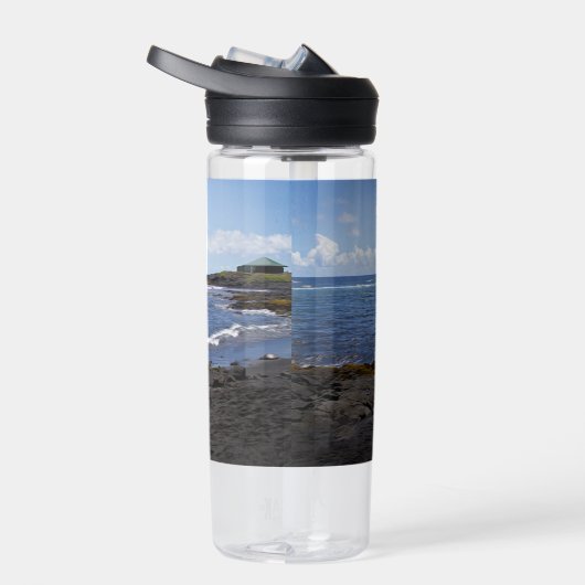 Plage de Punalu'u Hawaii Bouteille d'eau tropicale (Droite)